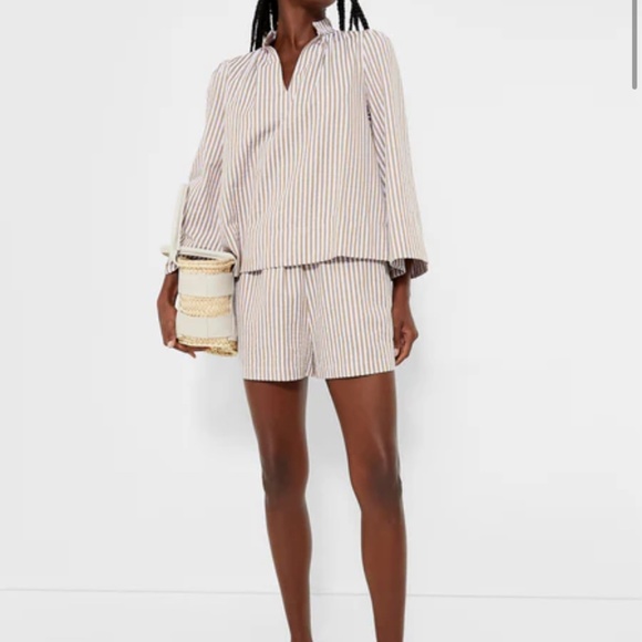 POMANDER PLACE Lilac Stripe Nova Short NWT Size M - Picture 2 of 6